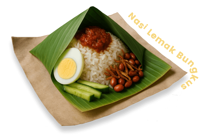 Nasi Lemak Bungkus